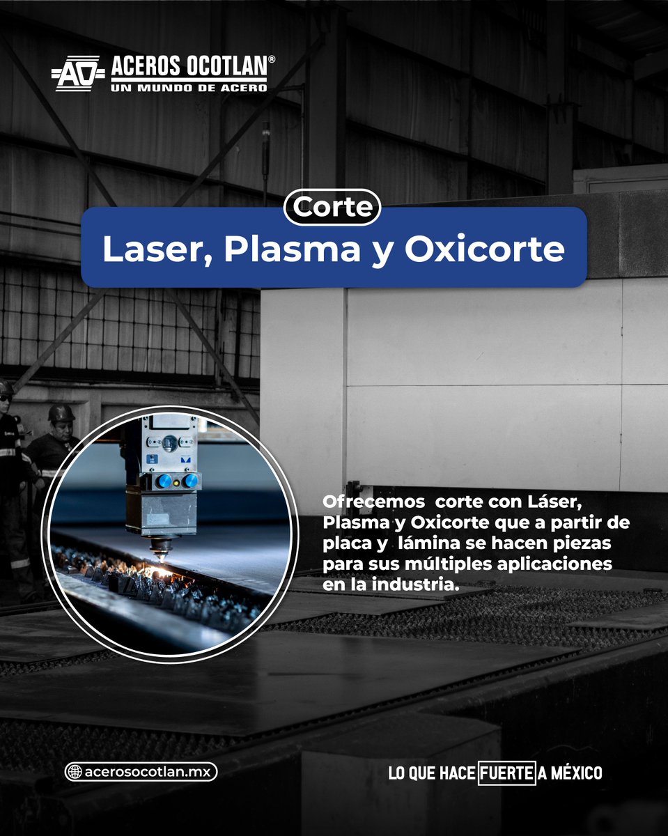 Precisión que se transforma en soluciones. ⚙️✨
Ofrecemos corte Láser, Plasma y Oxicorte para convertir placa y lámina en piezas exactas, listas para múltiples aplicaciones en la industria. 🔥🔩

#AcerosOcotlán #CorteIndustrial #CorteLáser #Plasma #Oxicorte #IndustriaMexicana