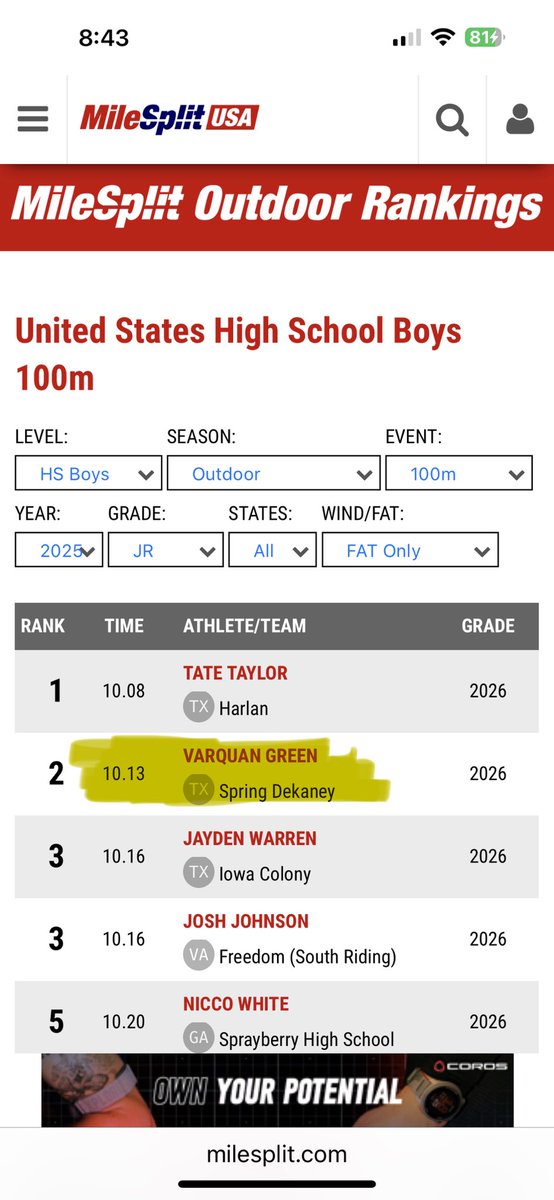 Var’Quan Green tweet media