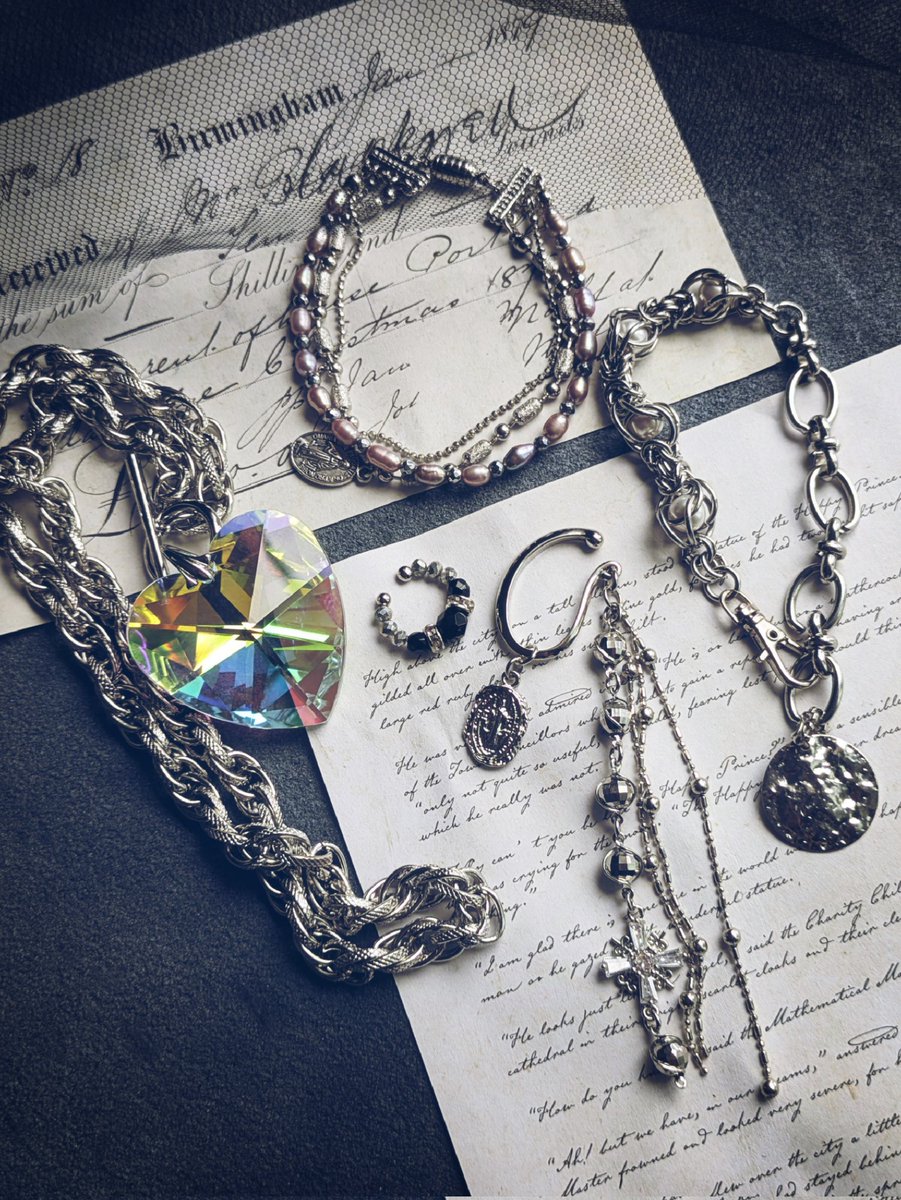 my07jim's tweet photo. 重ねて美しい
✧Genderless Accessories✧
▶2/8大阪ロマアラ
▶【OLIMACHI&JIM】
▶【B15〜18】
#ロマアラ
#RomanticALaMode https://t.co/Jn4aUb3U1f