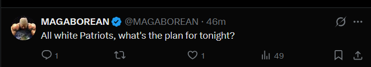Onri___'s tweet photo. @MAGABOREAN @NickJFuentes Larper https://t.co/HNN1V3zxEF