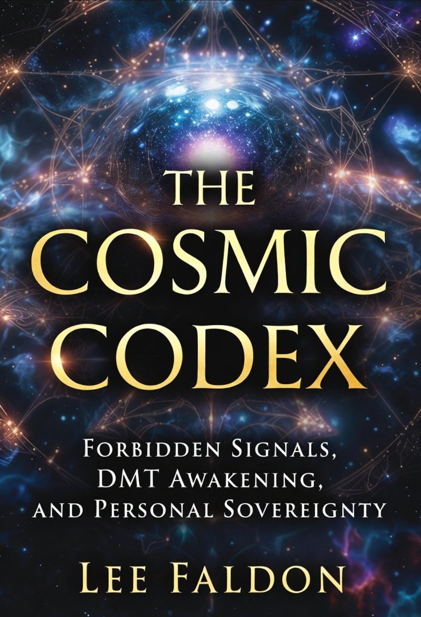 cryptoballark's tweet photo. @APsychedelics "Your consciousness is not inside your skull.
It is a receiver tuned to the hidden data-stream of the cosmos."

From The Cosmic Codex — live on Kindle.

Felt this before? Reply your story 👇

https://t.co/NoSyg9gGkA

#CosmicCodex #QuantumAwakening #DMT https://t.co/rrc0VobFZE