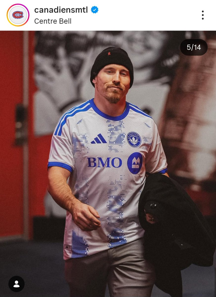 Quand les <a href="/CanadiensMTL/">Canadiens Montréal</a> et le <a href="/cfmontreal/">CF Montréal</a> combinent 👇