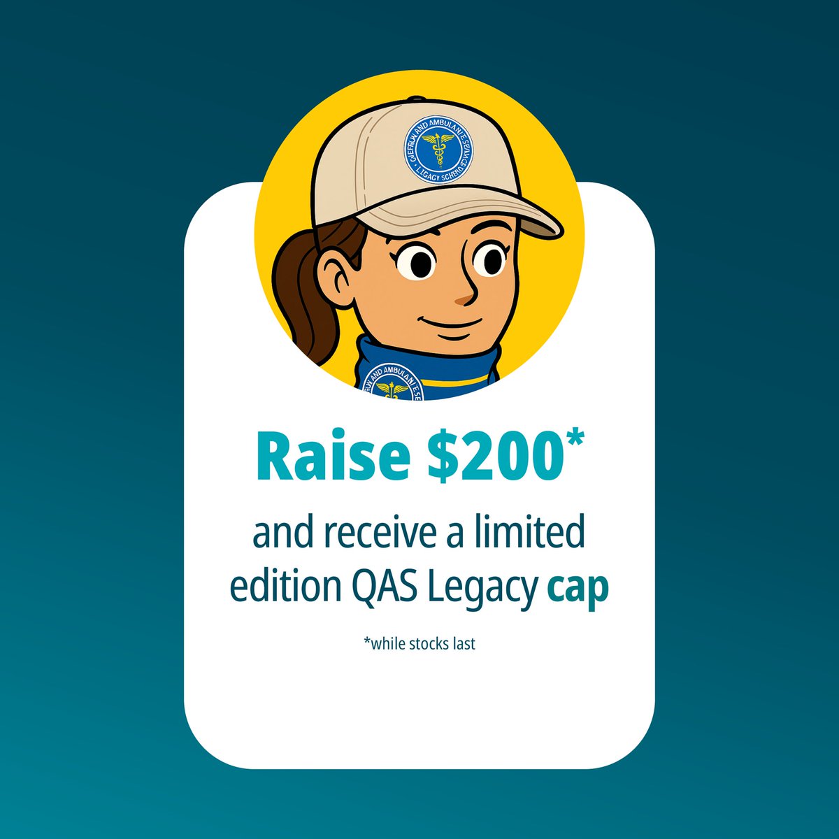 Over 400 participants have already registered to fundraise for QAS Legacy!!

If each one of those participants raises $100, that equates to over $30,000 - which pays all 10 of our current QAS Legatees Education Grants for 2026!!

runarmyqldambulance.gofundraise.com.au