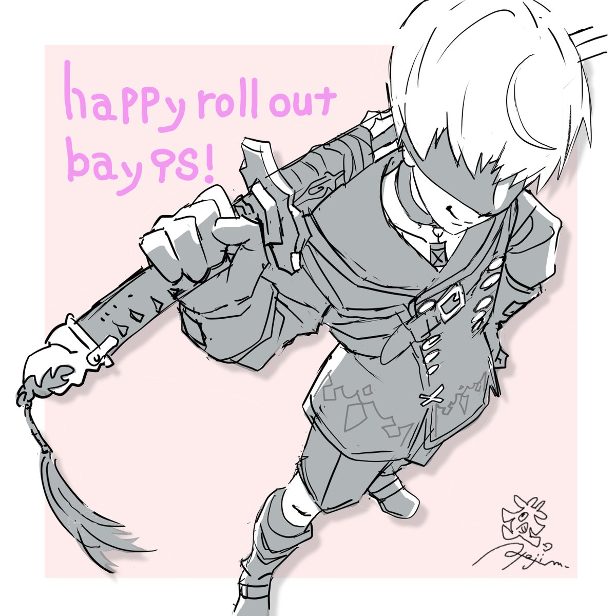 masuyama56's tweet image. happy rollout day 9S! 

#人類に栄光あれ
#ニーア 
#NieR 
#ニーアオートマタ