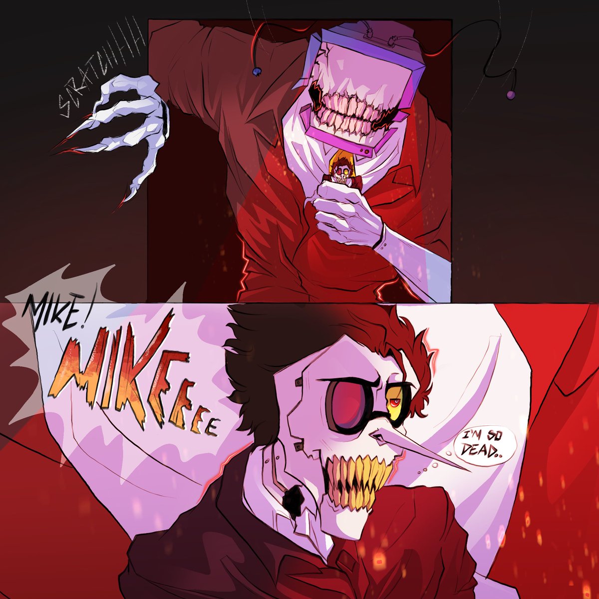 ksandrRbuge's tweet photo. Part 2. “The silence”

I’m officially working on their story yaaayyy. This comic reveals their past, what happened between them… and why they became like this.
It’s almost the same story as deltarune but a little bit dramatic. :>
#spamtenna #tenna #spamtongspamton #horrorune https://t.co/03mTvPG6Pz