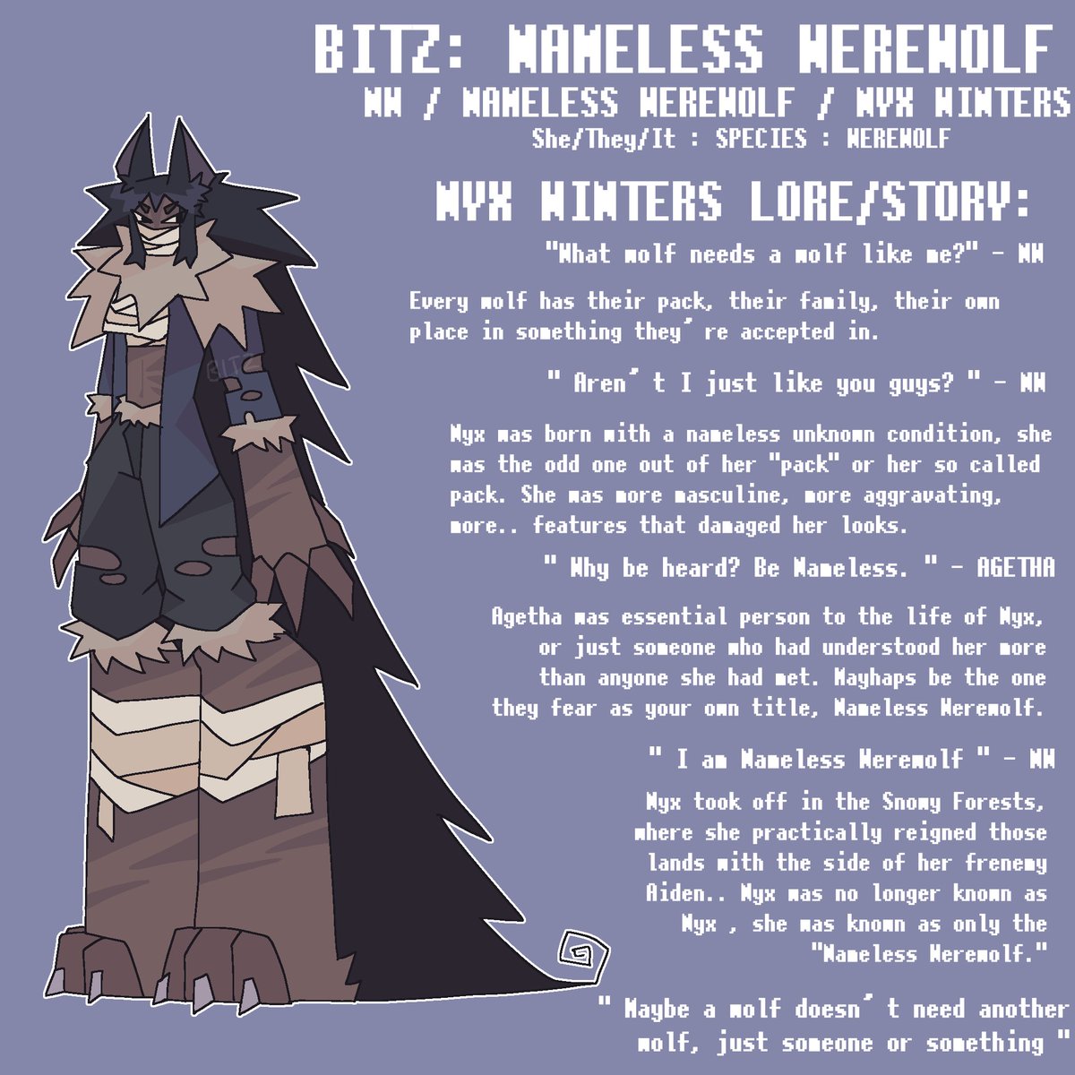 / ️ } NAMELESS WEREWOLF { 🐺\ (@NoNamedWerewolf) / Posts / X