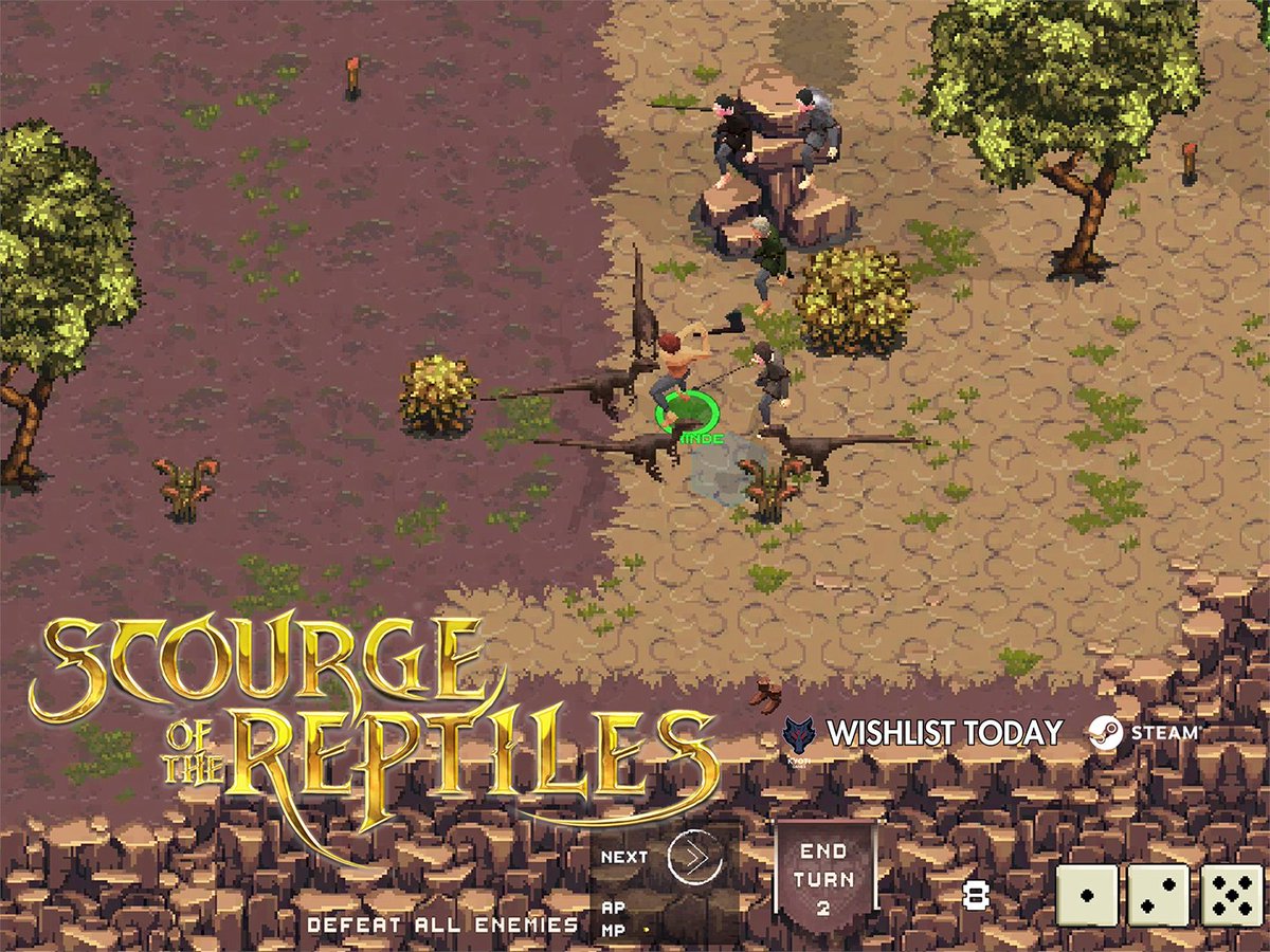 Scourge of the Reptiles | Wishlist on Steam tweet media