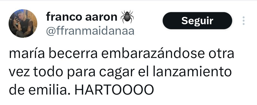claro porque emilia salió a defender a maria cuando sus fans le hacían burla con sus embarazos, le deseaban la mu3rt3 e incluso no olvidemos que ella misma empezó a seguir justamente a las personas de su fandom que hacían todo eso contra maria