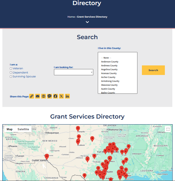 If you're a #Veteran in #Texas and in need of #community #resources such as financial #assistance, #free #legal services, mental #Health services and more, check out our <a href="/TexasVeterans/">Texas Veterans Commission</a> Directory and find what you need today at tvc.texas.gov/directory/dire…

#veterans