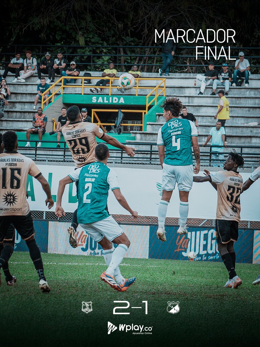 ⏱️ 90+7’ Finalizó el juego en el estadio Cincuentenario ⚽

Águilas D. 2️⃣-1️⃣ D. CALI

<a href="/WplayColombia/">Wplay</a>

#VamosCali 🇳🇬 
#LigaDimayor 🏆
