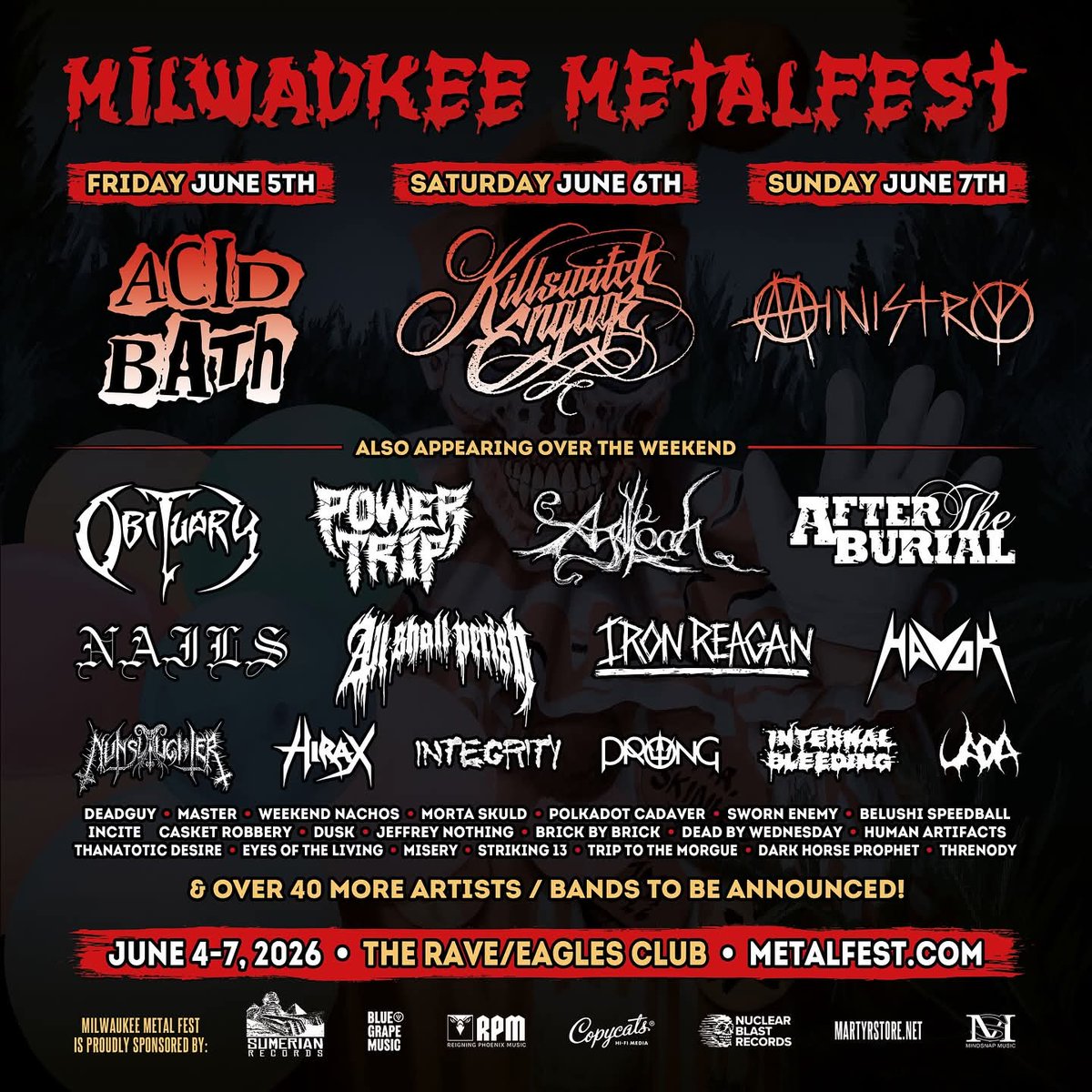 TerryButler67's tweet image. Check it out…FloridaBoys playing Milwaukee Metal Fest June 5th - 7th 2026!