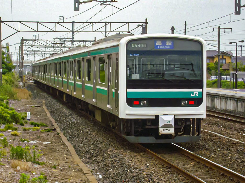 常磐線といえばまさにこれと。 みんな大好きE501系。