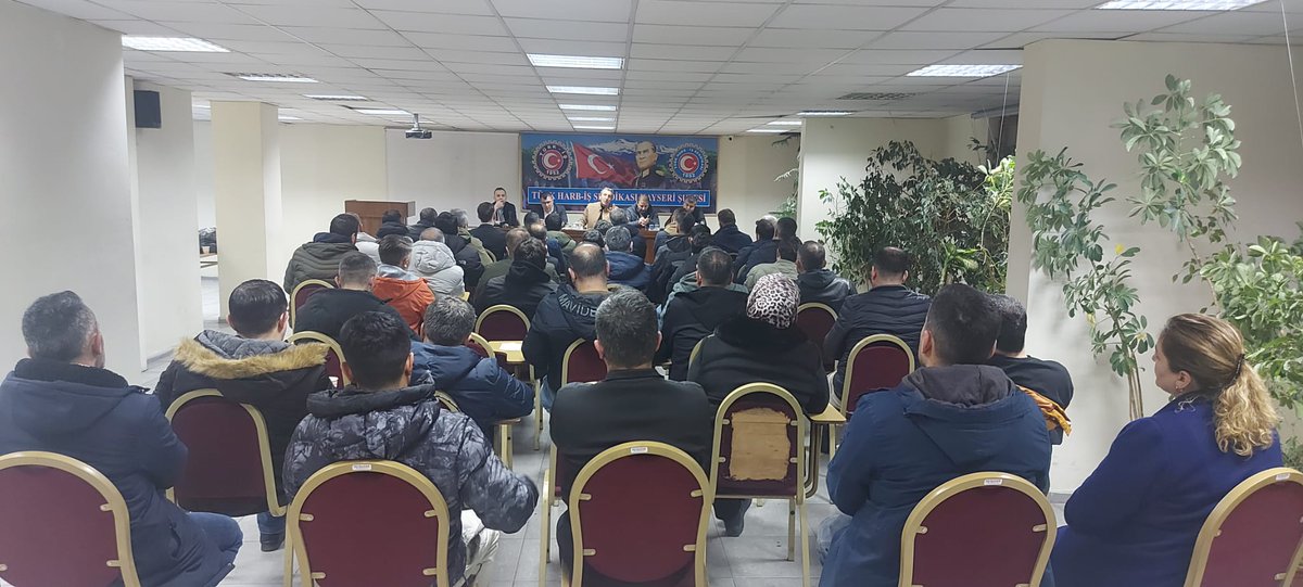 📍 Türk Harb-İş Sendikası Kayseri Şubesi olarak, 2026 yılı Olağan İlk Danışma Kurulu Toplantımızı  gerçekleştirdik.

Katılım sağlayarak görüş ve katkılarıyla sürece güç katan tüm arkadaşlarımıza teşekkür eder, kolaylıklar dileriz.