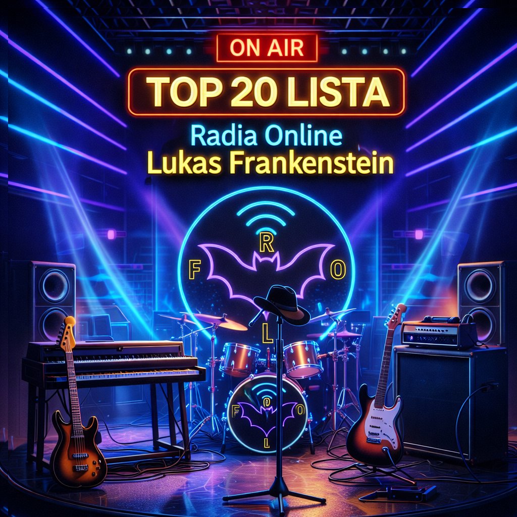 PrzelaskowskiL's tweet photo. ⭐️TOP 20 LISTA🎸 Radio Online Lukas Frankenstein🦇
⭐️ Słuchaj w samochodzie, w domu na głośnikach, telewizorze, tablecie i głosuj na swój ulubiony zespół z listy TOP 20 od poniedziałku do piątku o 10:00, 14:00 i 18:00.
👉 Więcej info w komentarzu.
#radioonlinerolf 
#dlaciebie https://t.co/wOHF0NdRb7