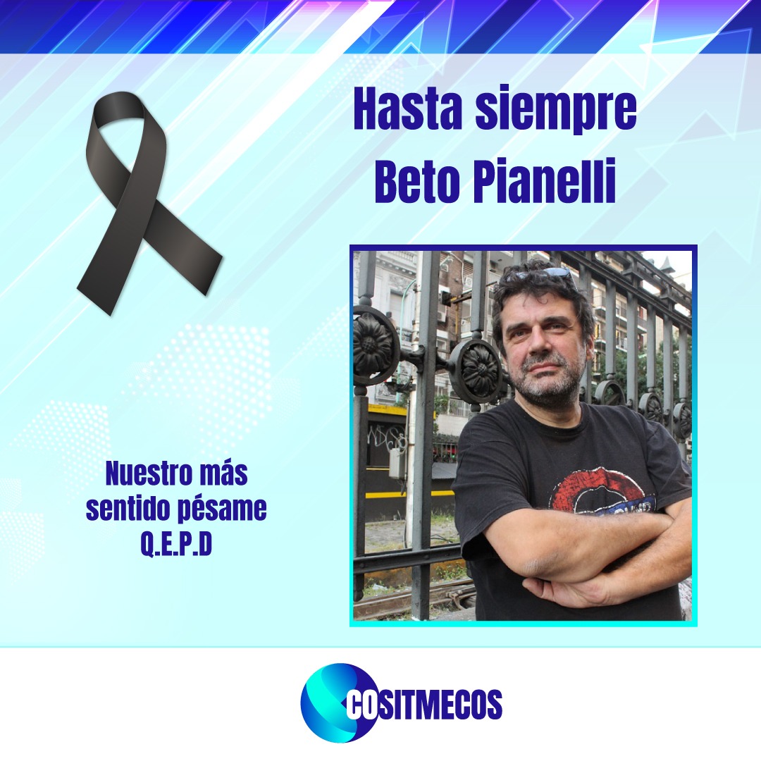 🌐 Despedimos con profundo dolor al compañero Beto Pianelli. 

Su trayectoria al frente de los Metrodelegados y su coherencia en la lucha sindical dejan una huella imborrable en el movimiento obrero organizado.

🖤 Acompañamos a su familia, a sus compañeras y compañeros.