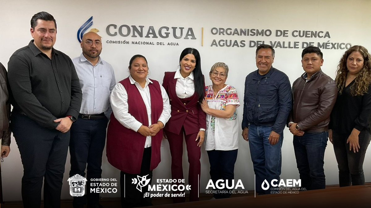 CAEM_EDOMEX's tweet photo. 💧✅ El Plan Oriente del Estado de México sigue tomando forma. La Vocal Ejecutiva de la #CAEM, Beatriz García Villegas se reunió con la directora del #OCAVM, @citlalli_peraza y la Presidenta Municipal de #LaPaz, Martha Guerrero, para concretar proyectos de infraestructura hídrica https://t.co/YHnSsvLubB