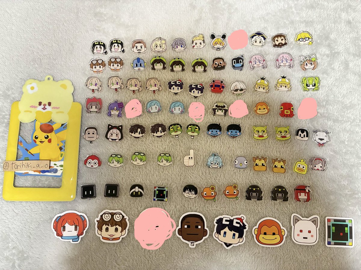 交換】 50人クラフト 人気投票 シャカシャカ アクリル グッズ 譲：画像