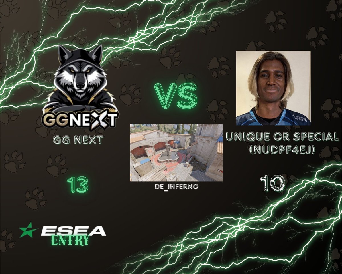 sabregamingcs2's tweet photo. MELDUJEMY SIĘ Z BILANSEM
 5️⃣ - 1️⃣ W ESEA ENTRY❗

Wygrywamy 13-10 na mapie Inferno!

GGWP! https://t.co/CKKU9DFooR