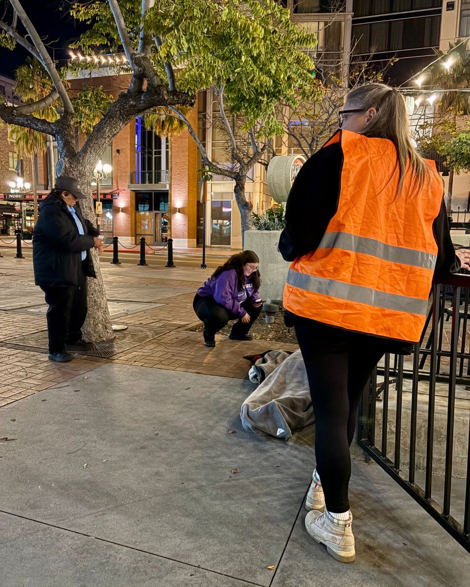 CityofSanDiego's tweet photo. City staff from the Homelessness Strategies and Solutions Department and outreach workers from the Downtown San Diego Partnership (@SDPartnership) participated in the annual Point-In-Time-Count this morning. https://t.co/keEzXCtjY9