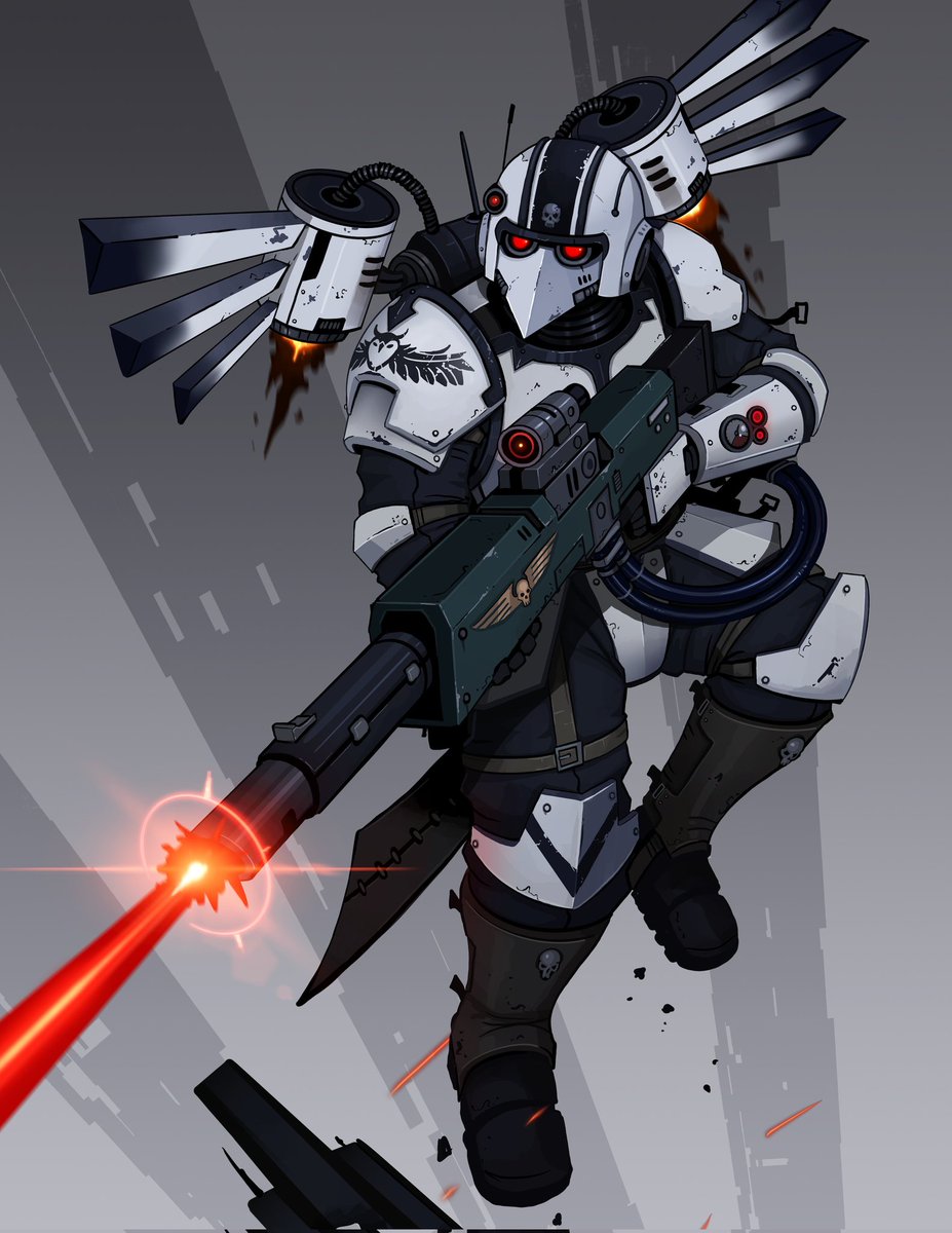 Nobbie_OCs's tweet image. "Owl in the Storm"

Tempestus Aquilon Trooper of the 15th Zetan Owls -- by the talented @WolfdawgArt!