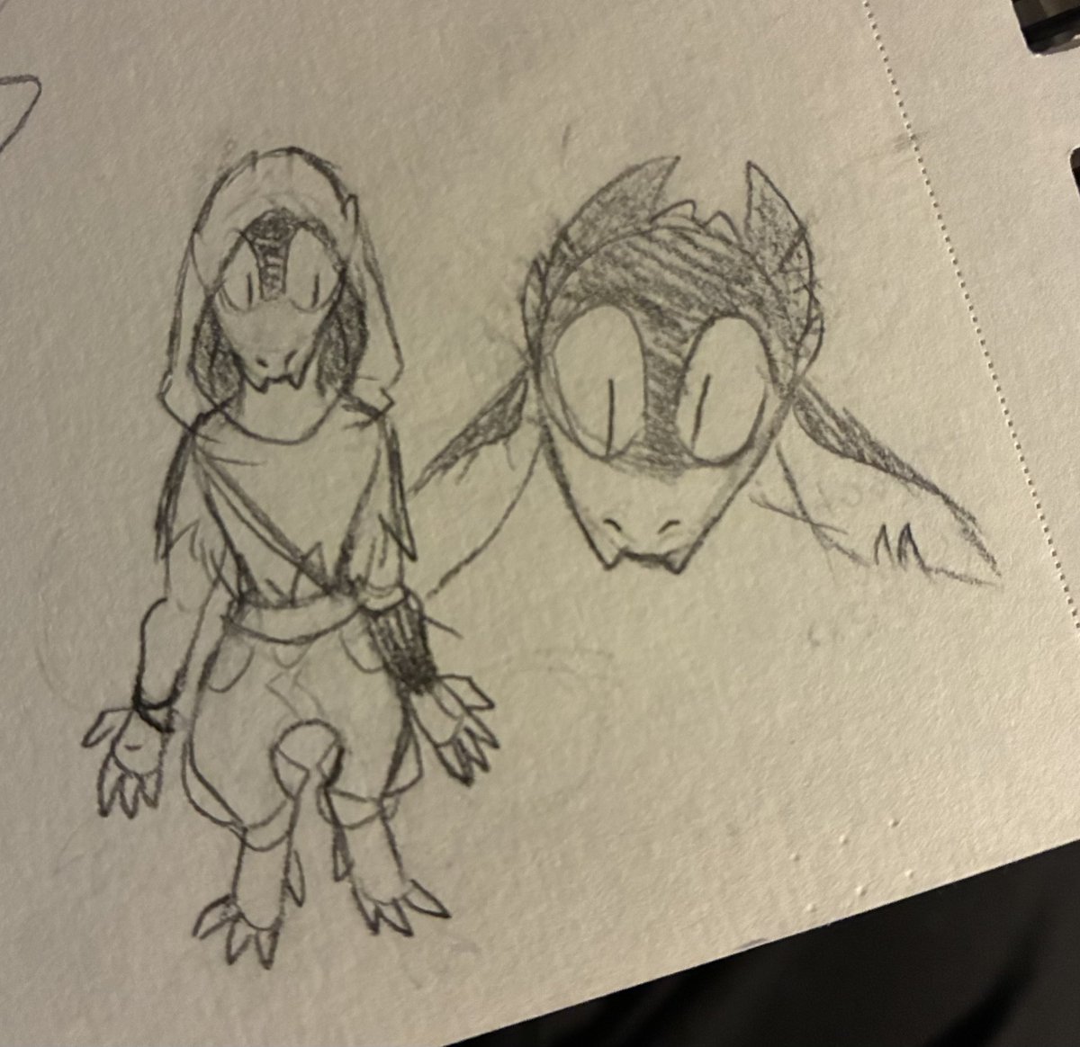 HydraltLunatic's tweet photo. So I have hated this design since I posted it!  Meaning he’s getting reskinned as a kobold because I have way too many tieflings! Gonna work on his ref sheet soon! https://t.co/wow7xaZQZK