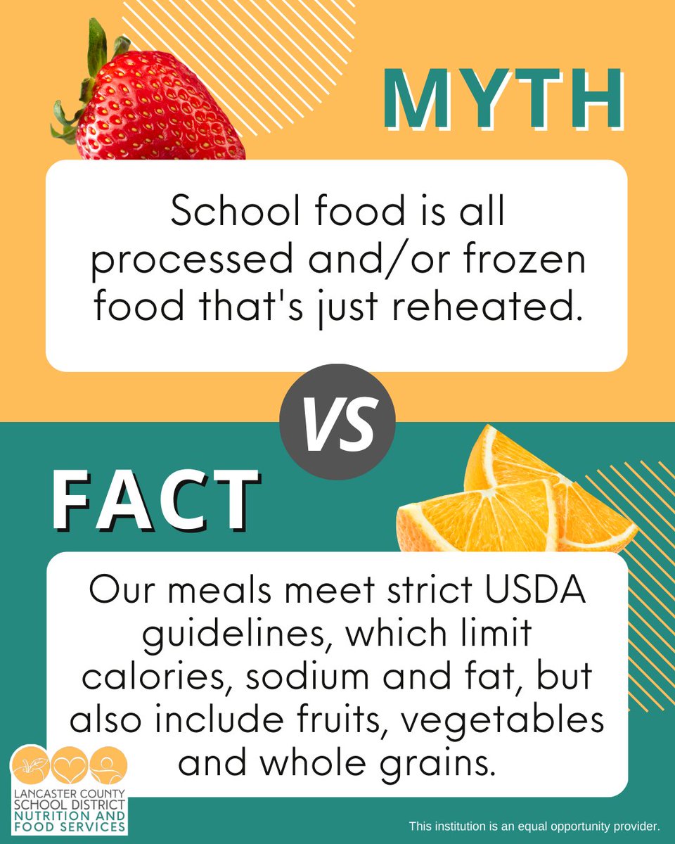 Myth-Busting 101: Let’s set the record straight on today’s school lunches. 🕵️‍♂️🔎

<a href="/LancasterCSD_SC/">Lancaster County School District</a> #LancasterSC #LancasterSouthCarolina #Lancaster #SCschools #LancasterCounty