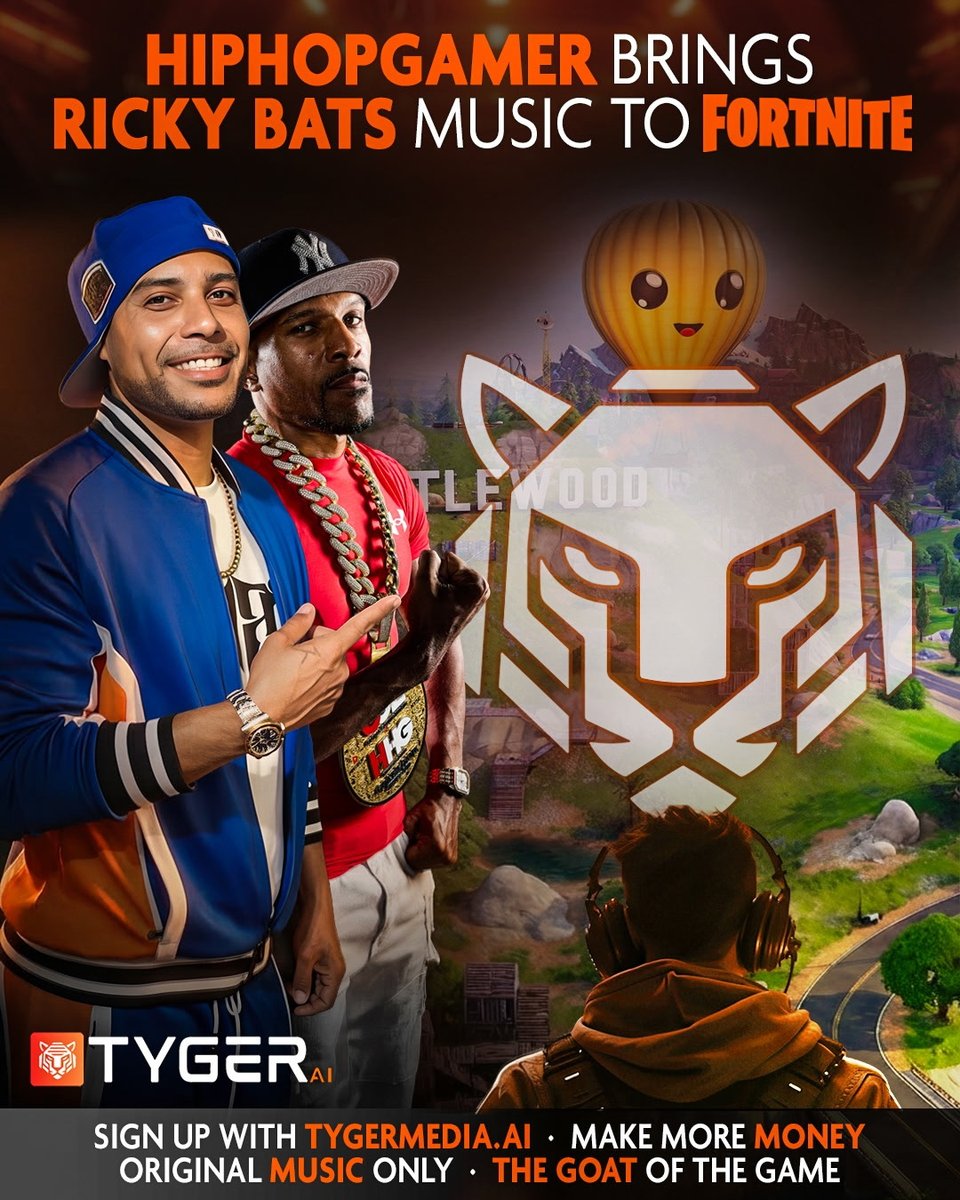 Catch my music on @tyger_ai @hiphopgamer @paulyciceromusic 

PLAY ON FORTNITE AND MORE GAMES