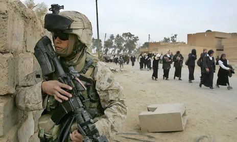 If an American soldier, during wartime in Afghanistan was being shot at by an enemy Taliban or Al qaeda soldier, but somehow managed to disarm him.

And then that US soldier shot that unarmed soldier 10 times that was trying to kill him just moments before.

The soldier would be