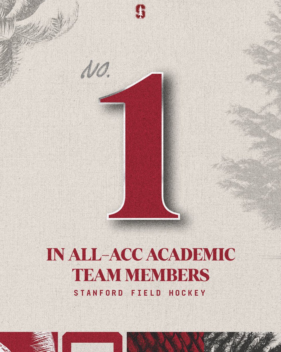 StanfordFH's tweet photo. Best in the ACC!✏️📚

Stanford put the most members on the All-ACC Academic Team during the fall season!

Way to go, Card!

#GoStanford x #LOFU https://t.co/bmxYU4uRPZ