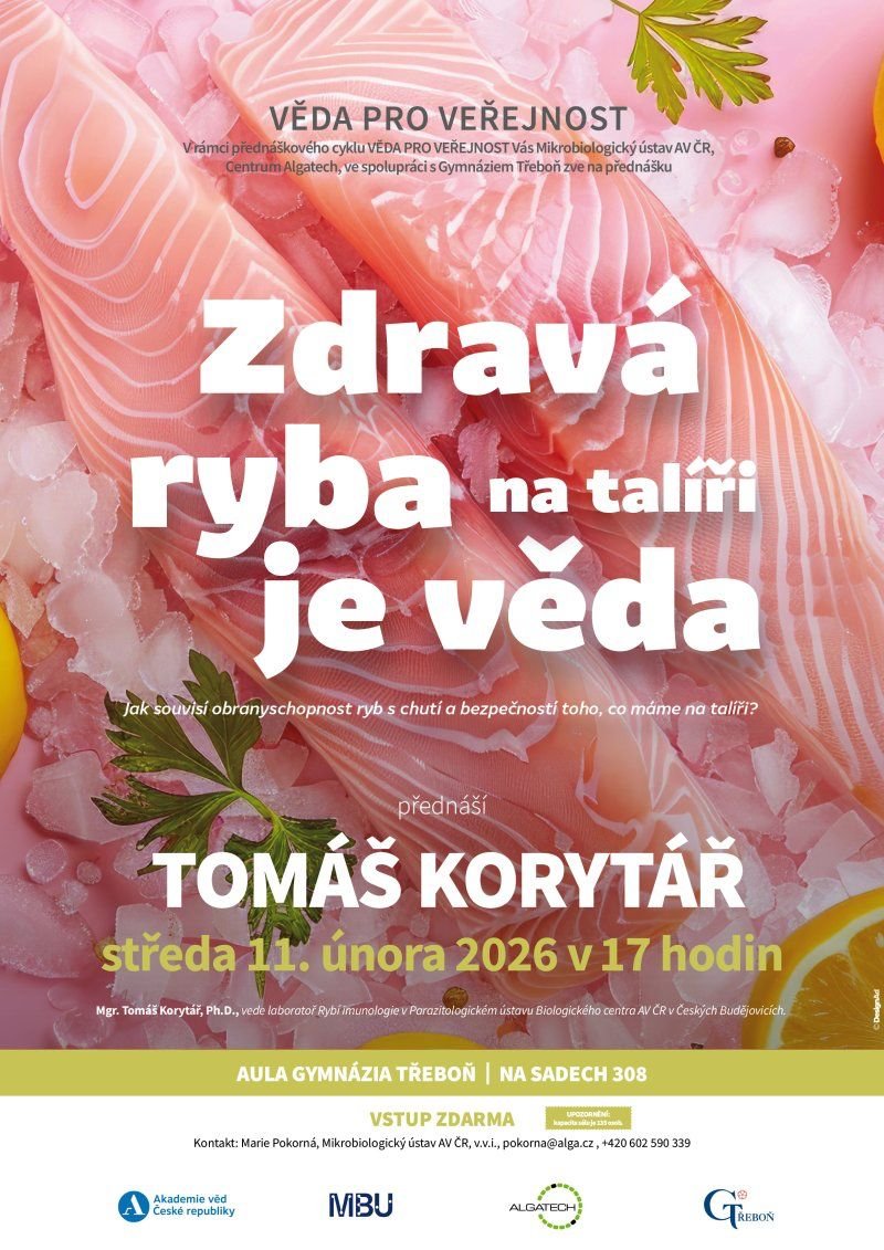 LabFishImmunol's tweet photo. 📢 Zajímá vás, jak zdravotní aspekty ryb propojuje věda s každodenním talířem? 🍽️🐟 více zde 👉 https://t.co/ihyNgTP7TL https://t.co/4LXHzRLriy