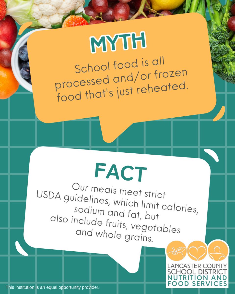 We’re committed to serving meals that are both nutritious and tasty! ✅😋

<a href="/LancasterCSD_SC/">Lancaster County School District</a> #LancasterSC #LancasterSouthCarolina #Lancaster #SCschools #LancasterCounty