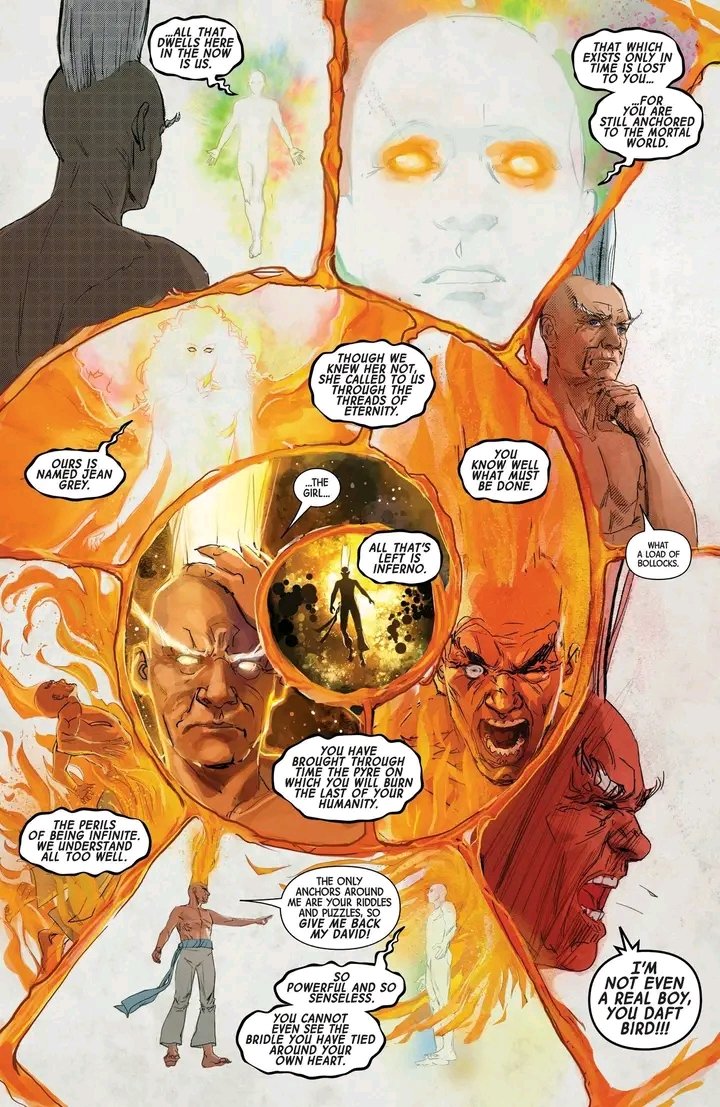 PKerrouche37617's tweet photo. Jean grey is idea a conecpt created by phoenix (her True self ) to anchor herself in phsyical realm which is creation 
Same coin there no phoenix without jean and jean without phoenix force 🫡💯
#XSpoilers https://t.co/RGmoArcafk