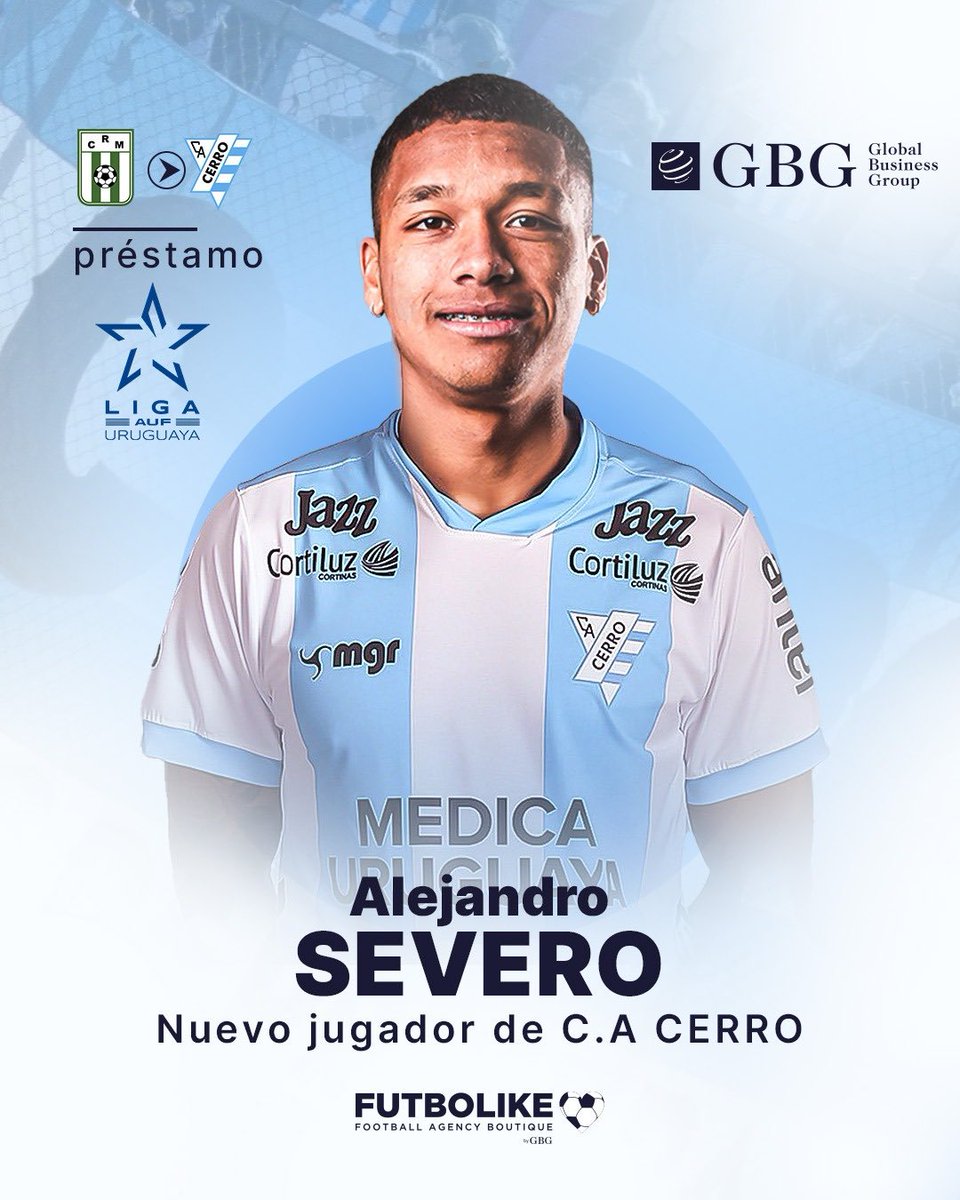 🙌🏻 𝐍𝐮𝐞𝐯𝐚 𝐞𝐭𝐚𝐩𝐚 >>> Alejandro Severo comenzó el 2026 con nuevo club: jugará cedido a préstamo en Cerro

𝗙𝘂́𝘁𝗯𝗼𝗟𝗜𝗞𝗘, 𝘶𝘯𝘢 𝘨𝘳𝘢𝘯 𝘧𝘢𝘮𝘪𝘭𝘪𝘢 𝘥𝘦𝘱𝘰𝘳𝘵𝘪𝘷𝘢 ⚽️🩵