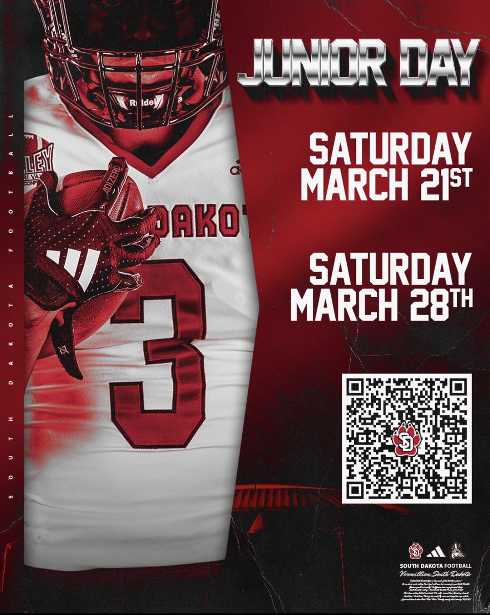 Thank you <a href="/CoachFinley_/">Will Finley</a> and <a href="/SDCoyotesFB/">South Dakota Football</a> for the junior day invite!
