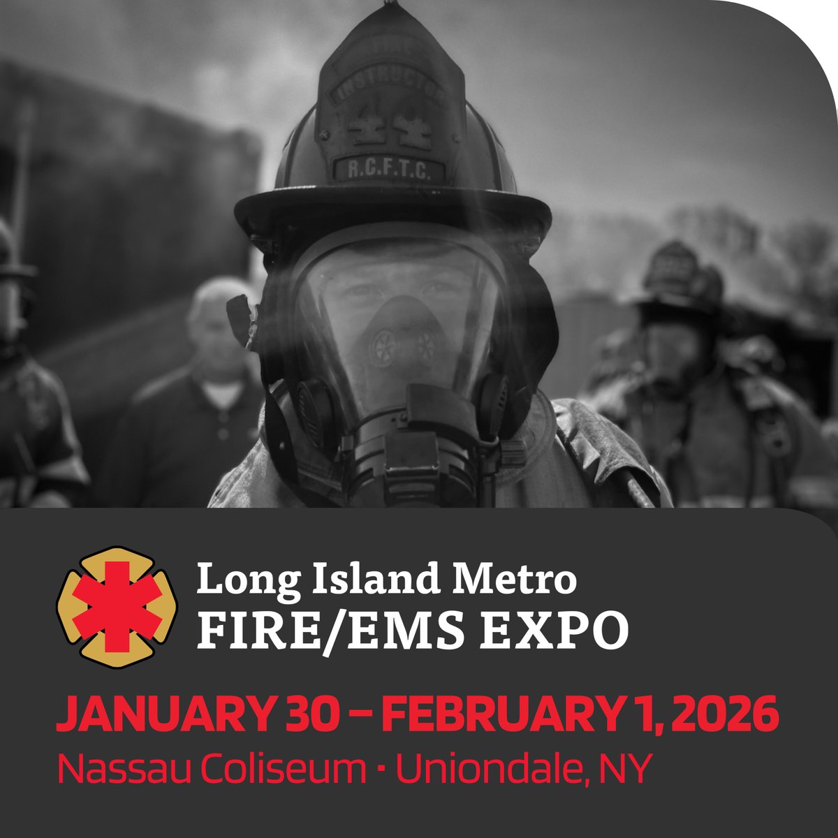 NewMIBP's tweet photo. Join us at the Long Island Fire &amp; EMS expo this weekend JANUARY 30 – FEBRUARY 1, 2026 NASSAU COLISEUM • UNIONDALE, NY https://t.co/jRAQN2Ibyu