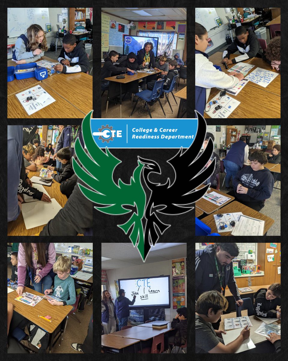 The CTE Department came to visit our 6th grade students with Breakout Boxes!! Students were able to learn about all the awesome CTE programs available for them in high school while showing off their puzzle solving skills!