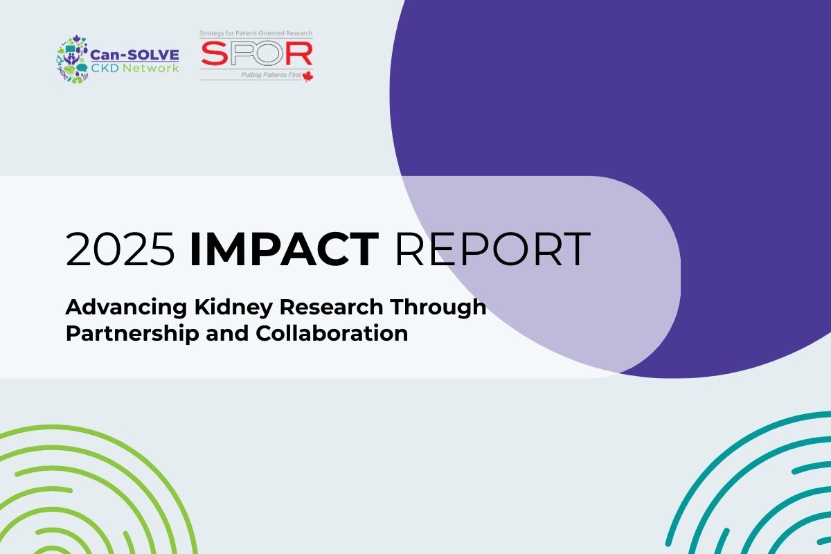 Can-SOLVE CKD Network - Le réseau Can-SOLVE CKD tweet media