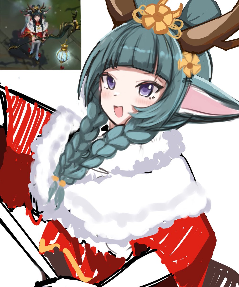 mgmgoi4's tweet image. lolお絵描きもちまちま頑張っています