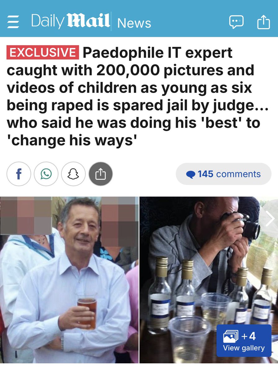 LailaMickelwait's tweet photo. This kind of leniency encourages child abuse. The message to current and potential perpetrators is — “don’t worry, go right ahead, because you won’t face any consequences.”

We need  justice systems that actually serve justice. https://t.co/V95kZWKanl