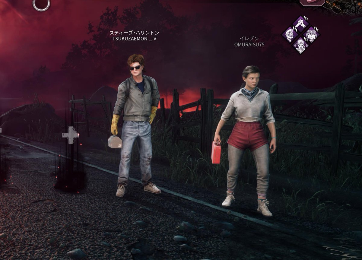 omuomupp's tweet photo. #DeadbyDaylight
 #ストレンジャーシングス 
 #Hellfireclub https://t.co/dW0wwGezMP