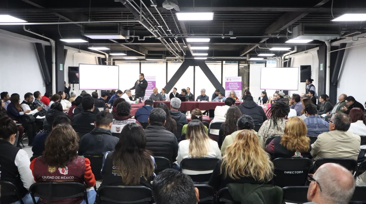 Estuve presente en la reunión del "Plan de trabajo 2026 en los territorios de paz", que coordina la Secretaría de Atención y Participación Ciudadana, con el liderazgo de nuestra #JefaDeGobierno, <a href="/ClaraBrugadaM/">Clara Brugada Molina</a>.

En este contexto, fueron presentados los resultados de las