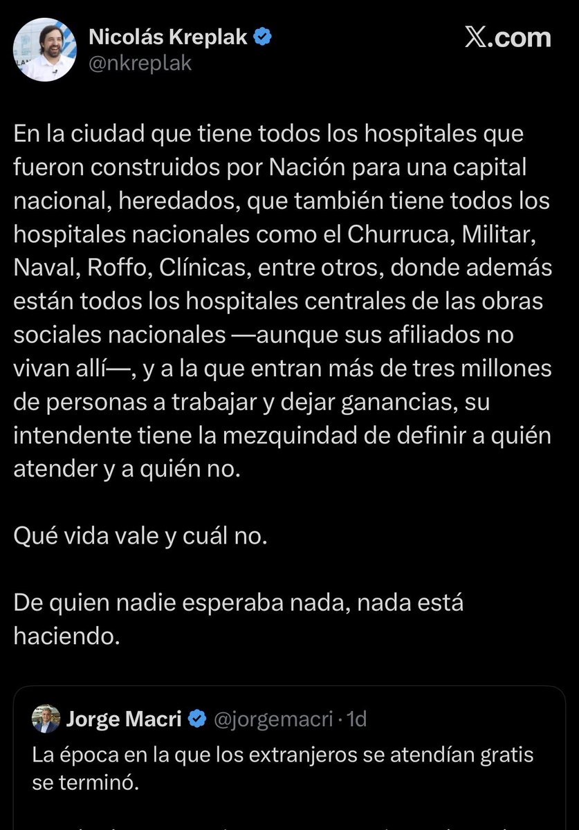 LordMurielo's tweet photo. Hijo de re mil putas @nkreplak 
No te tenes cara, gordo cara de castor con sífilis. Sos una desgracia para la provincia. La salud pública en PBA es peor que la de Sierra Leona, la recalcada concha de tu madre. https://t.co/R7cVUejnQU