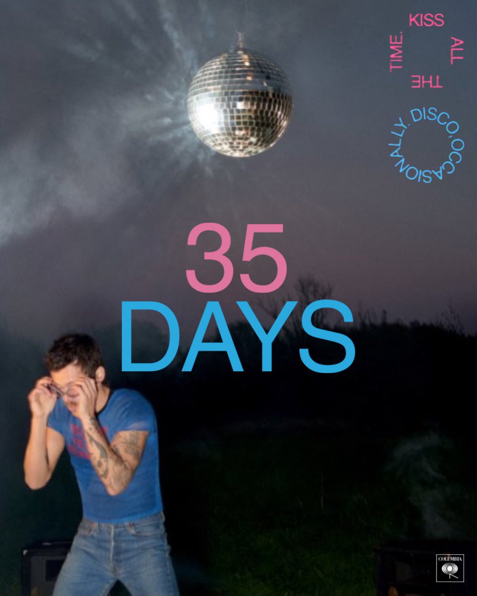 TogetherTourHQ's tweet photo. Harry Styles will release his fourth studio album ‘Kiss All The Time. Disco, Occasionally’ in 35 days.

Stream the brand new single Aperture:
https://t.co/TPrrRdYzeV https://t.co/DXwBkXIru3