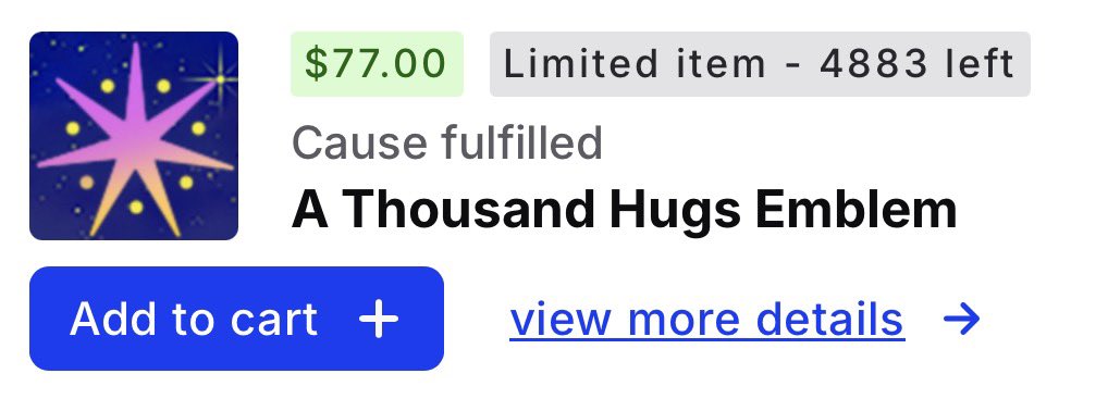 ✨<a href="/BungieLove/">Bungie Foundation</a> making a huge play for #Game2Give with more guaranteed Thousand Hugs Emblems!! ✨

tilt.fyi/6HarlcK6m0