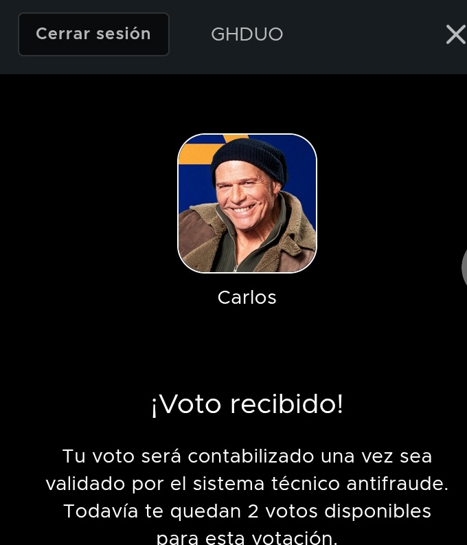 #GHDúoGala4 #GHDuo30E 

Entre Cris y Carlos he tenido que decidir. 

Y con mucho gusto