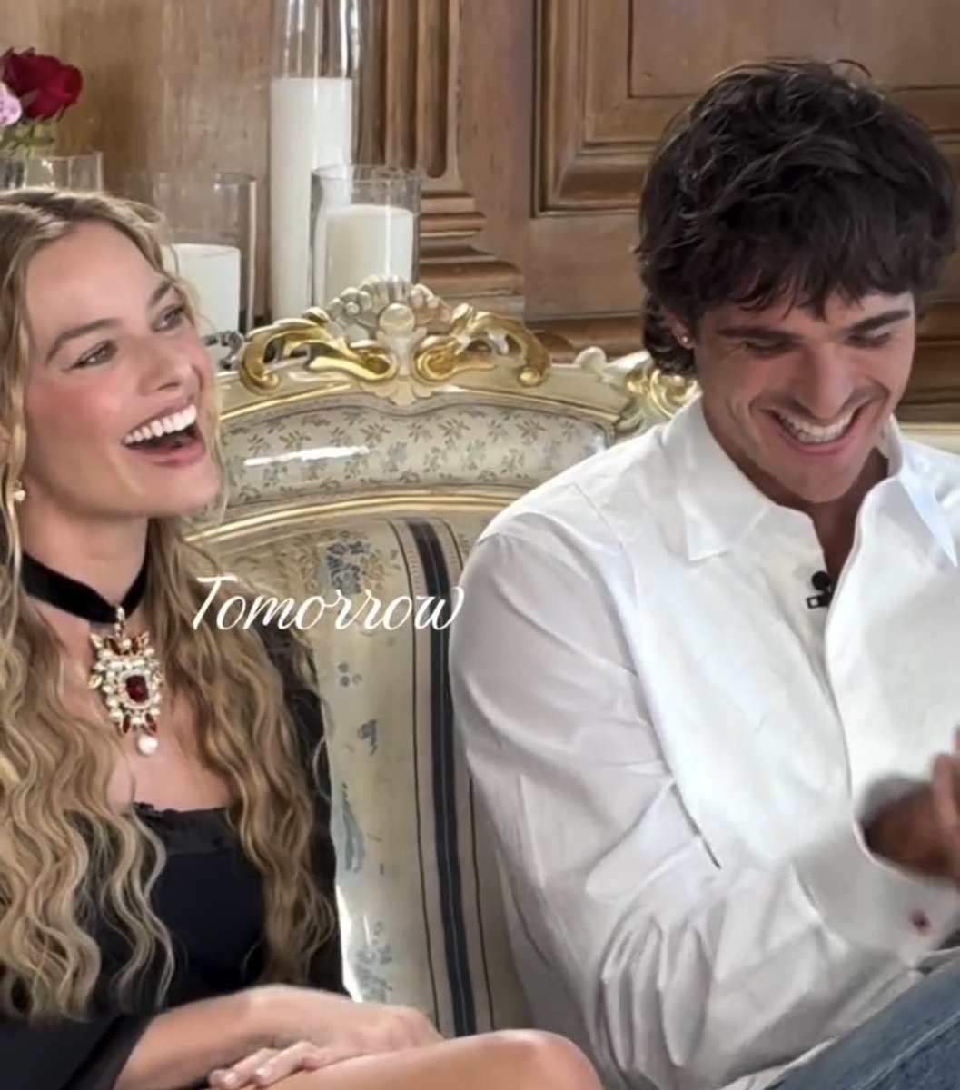 elordisdior's tweet image. jacob and margot on the today show tomorrow yayyy