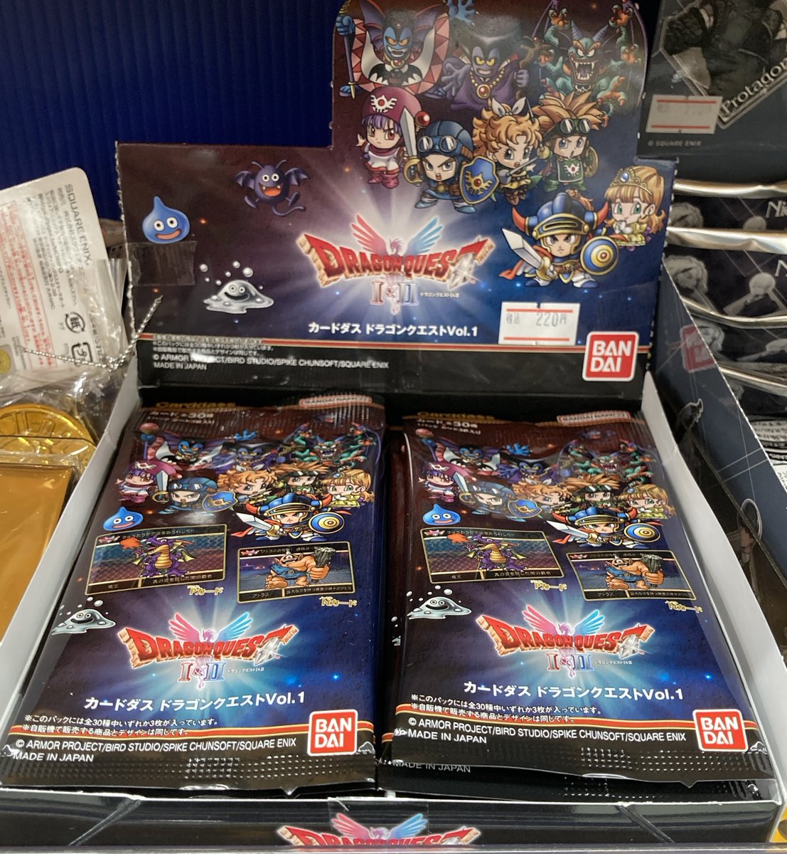 グッズ入荷情報】 🌟ドラゴンクエスト ▶️カードダス