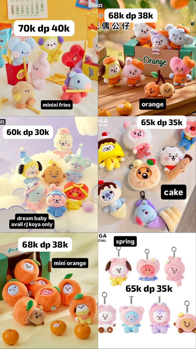 PO DOLL BT21 DARI CHINA
✅Est bersih ina
Close order &amp; last dp 2 Februari