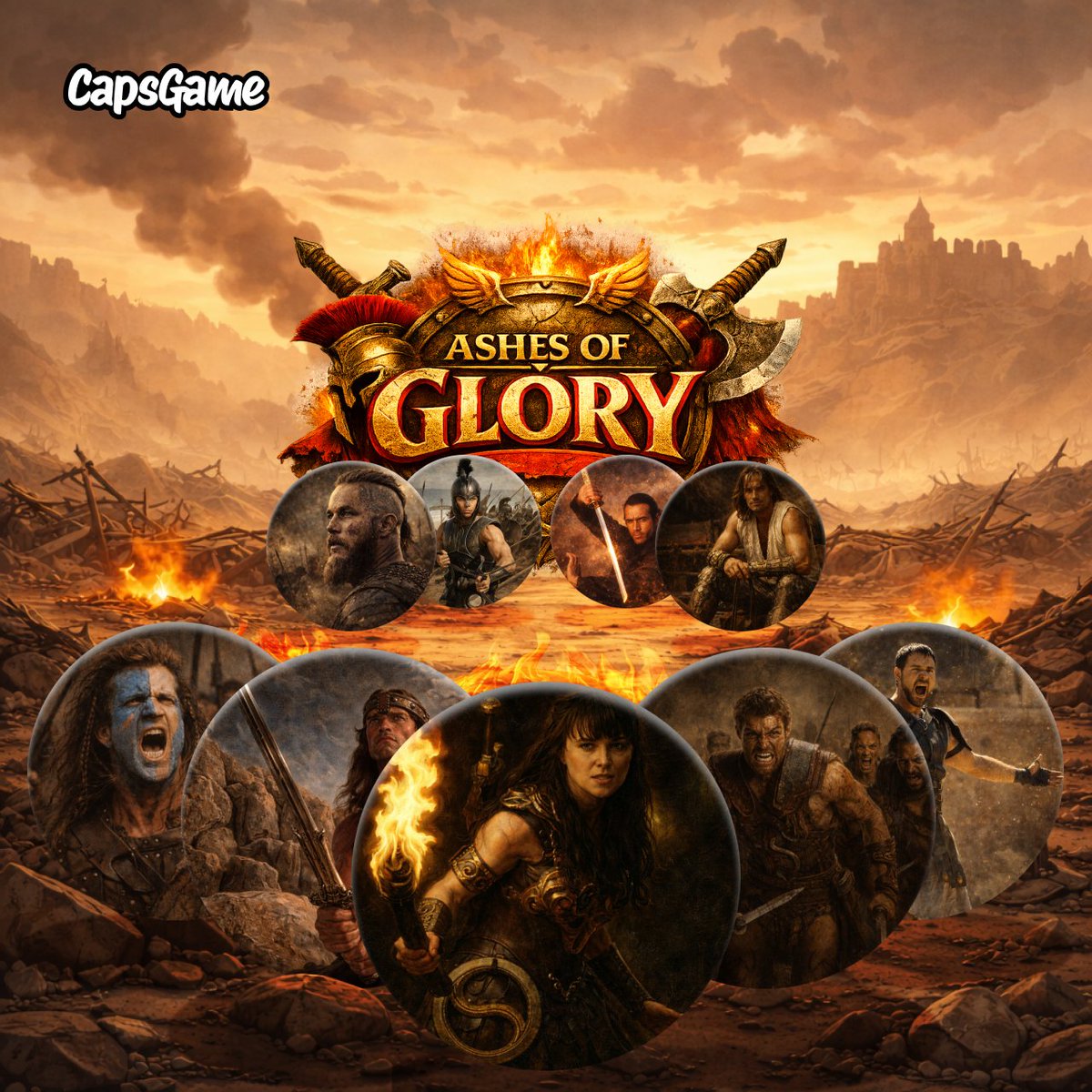🔥 New Collection 🔥

Calling all fans of Troy, Gladiator, Xena, and Vikings (you know the vibe). This time, it’s not about watching — it’s about collecting. The new collection is here!

Introducing Ashes of Glory:
▪️ 9 caps in the collection
▪️ Total supply: 600,000 caps
▪️