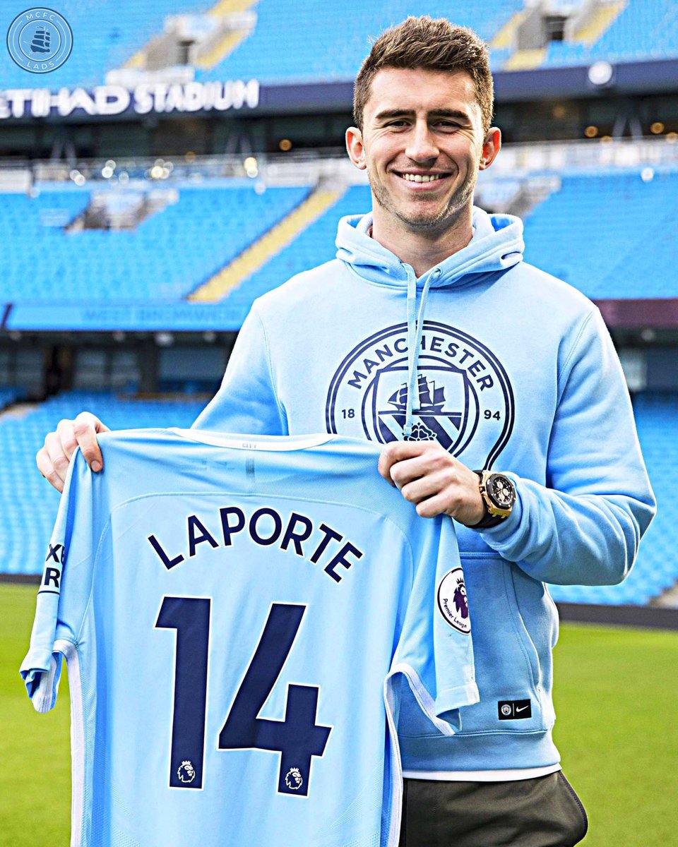 Manchester City completed the signing of Aymeric Laporte from